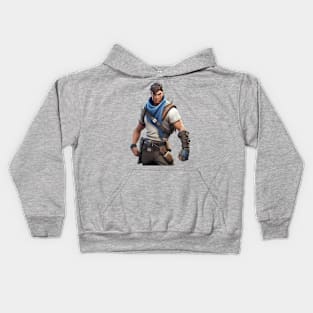 Video game fighter Kids Hoodie